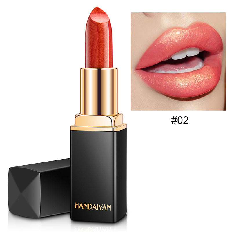 Pearlescent color change temperature change lipstick Pearlescent color change temperature change lipstick